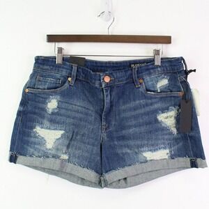 Blank NYC The Fulton Roll Up Jean Short Size 14W
